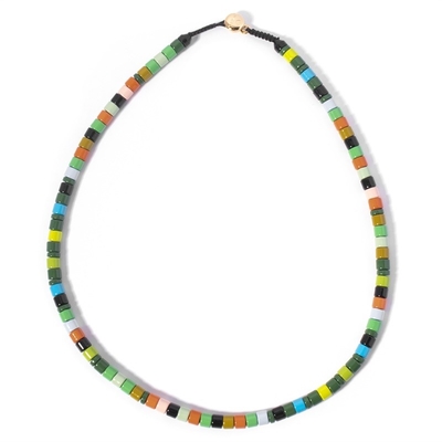Colar do grânulo do esmalte da cor do arco-íris a favor do meio ambiente