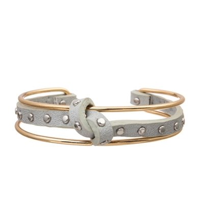 Pulseira trançada boêmia do punho de Dot Hand Knot Leather Bracelet do metal para a senhora Girl