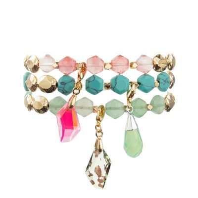 Pedras preciosas que curam unisex precioso de Crystal Stretch Beaded Bracelet Semi