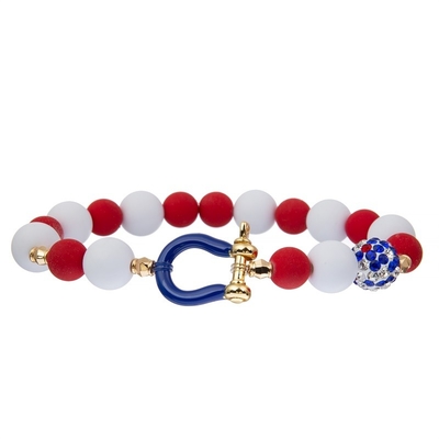 Presente frisado de vidro de empilhamento elástico do Natal dos braceletes do encanto colorido unisex do esmalte