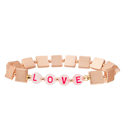O esmalte feito a mão do estilo da joia DIY perlou o encanto na moda liga de zinco dos braceletes