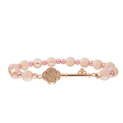 O esmalte feito a mão do estilo da joia DIY perlou o encanto na moda liga de zinco dos braceletes