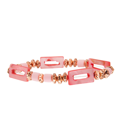 O esmalte feito a mão do estilo da joia DIY perlou o encanto na moda liga de zinco dos braceletes