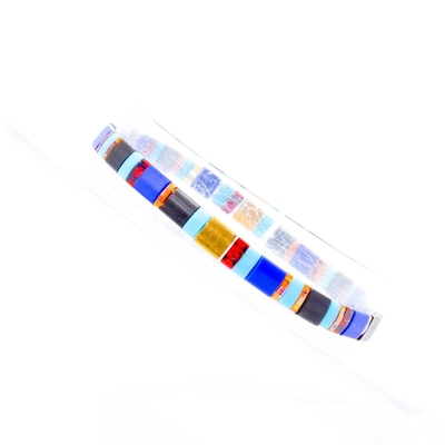6-8 forma de Miyuki Tila Bead Bracelet Summer da polegada para mulheres