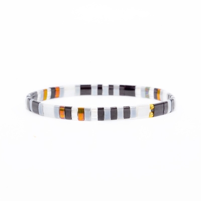 Forma de medida ajustável da queda de BOHO Miyuki Tila Stretch Bead Bracelets