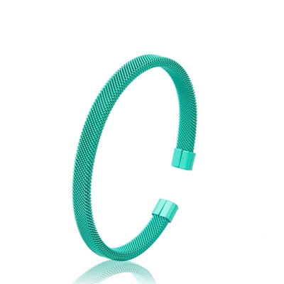 Níquel o bracelete de aço inoxidável livre da pulseira, bracelete verde da pulseira do punho