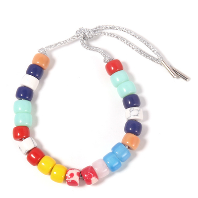 Cor imperial de Howlite a multi perla braceletes para a aprovação dos feriados RTS