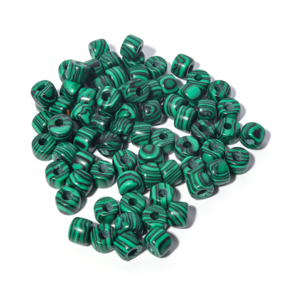 O forte de pedra preciosa de 100 cores perla 6*8mm*2.0 fura testes padrões de DIY com corda