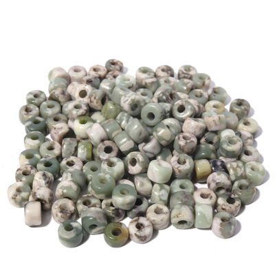 O forte de pedra preciosa de 100 cores perla 6*8mm*2.0 fura testes padrões de DIY com corda