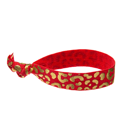 7,25 polegadas de bracelete frisado do estiramento ajustam o material da mistura do vermelho e de cor do ouro
