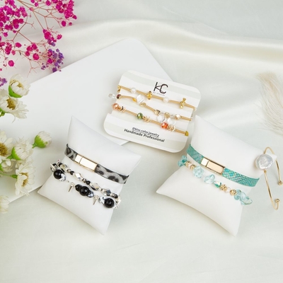 Os braceletes frisados do OEM 8mm ajustam a queda e o inverno denomina preto e branco