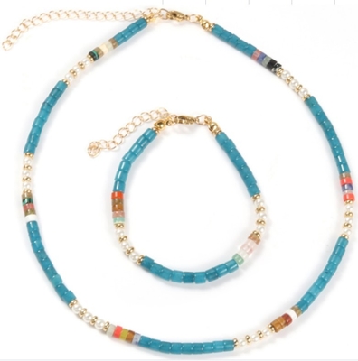 bracelete de água doce da pérola de 18.5cm, braceletes naturais da telha de Tila da pedra