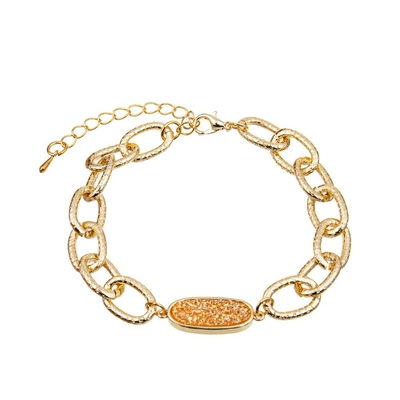 Bracelete multicolorido 15g do grânulo de Druzy da resina com a corrente da extensão de medida ajustável