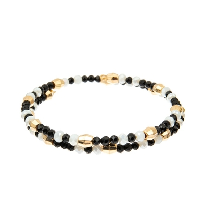 bracelete do envoltório de 18.5cm com grânulos