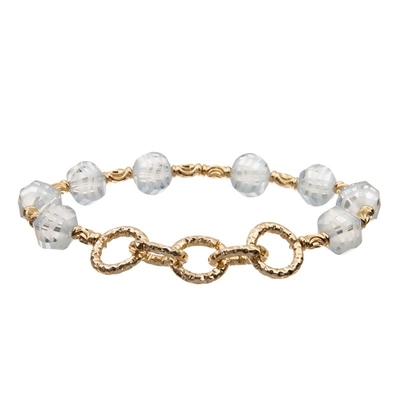 Cor diária do ouro da joia do bracelete de couro feito a mão de Boho da dupla camada