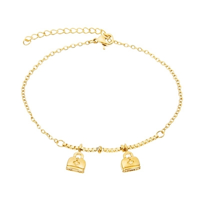 Braceletes originais do elo de corrente do projeto ajustáveis para mulheres Hiphop/rocha