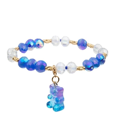 Presente de Brithday da cor dos doces dos braceletes de Jelly Bear Charm Handmade Beads para a menina