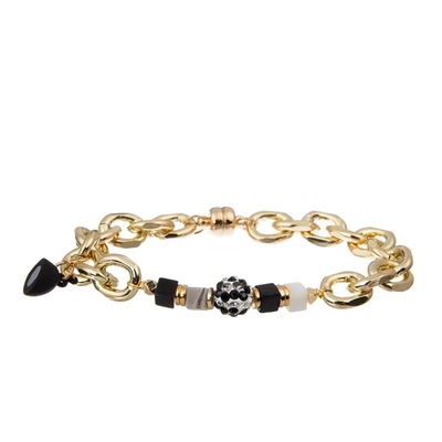 O bracelete magnético do elo de corrente do encanto do coração do amor ajustou o presente do dia de Valentim