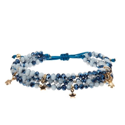 Bracelete de Crystal Glass Masterfully Crafted Beads para a amizade Lucky Jewelry das meninas