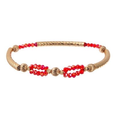 Ouro frisado ajustável feito a mão infinito disponível do bracelete chapeado para o partido